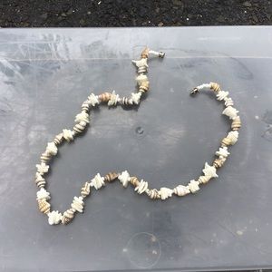 Sea shell necklace twist close OS